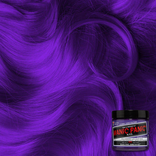 MANIC PANIC Hot Hot Pink Hair Dye – Classic High Voltage - (2PK) Semi  Permanent Hair Color - Medium Pink - Glows in Blacklight – For Dark & Light  Hair