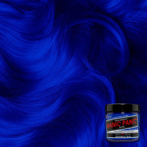  MANIC PANIC Blue Lightning Hair Bleach Kit - 30 Volume  Developer + Bleach Powder Hair Lightener Lifts up to Five Levels And  Eliminates Orange Tones - Vegan And Cruelty Free 