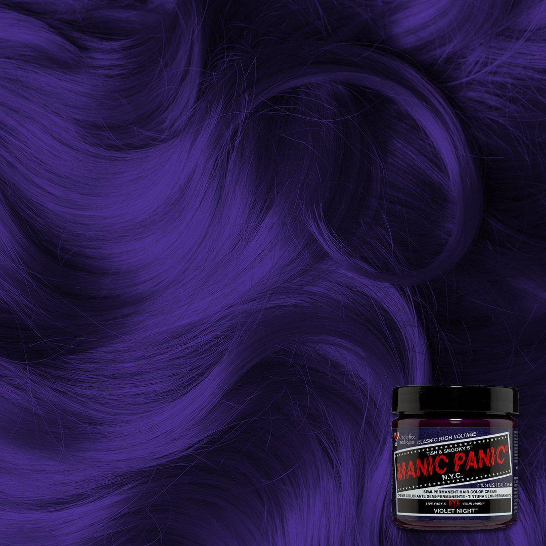 Ultra Violet  Amplified  Semi Permanent Hair Color  Tish  Snookys  Manic Panic