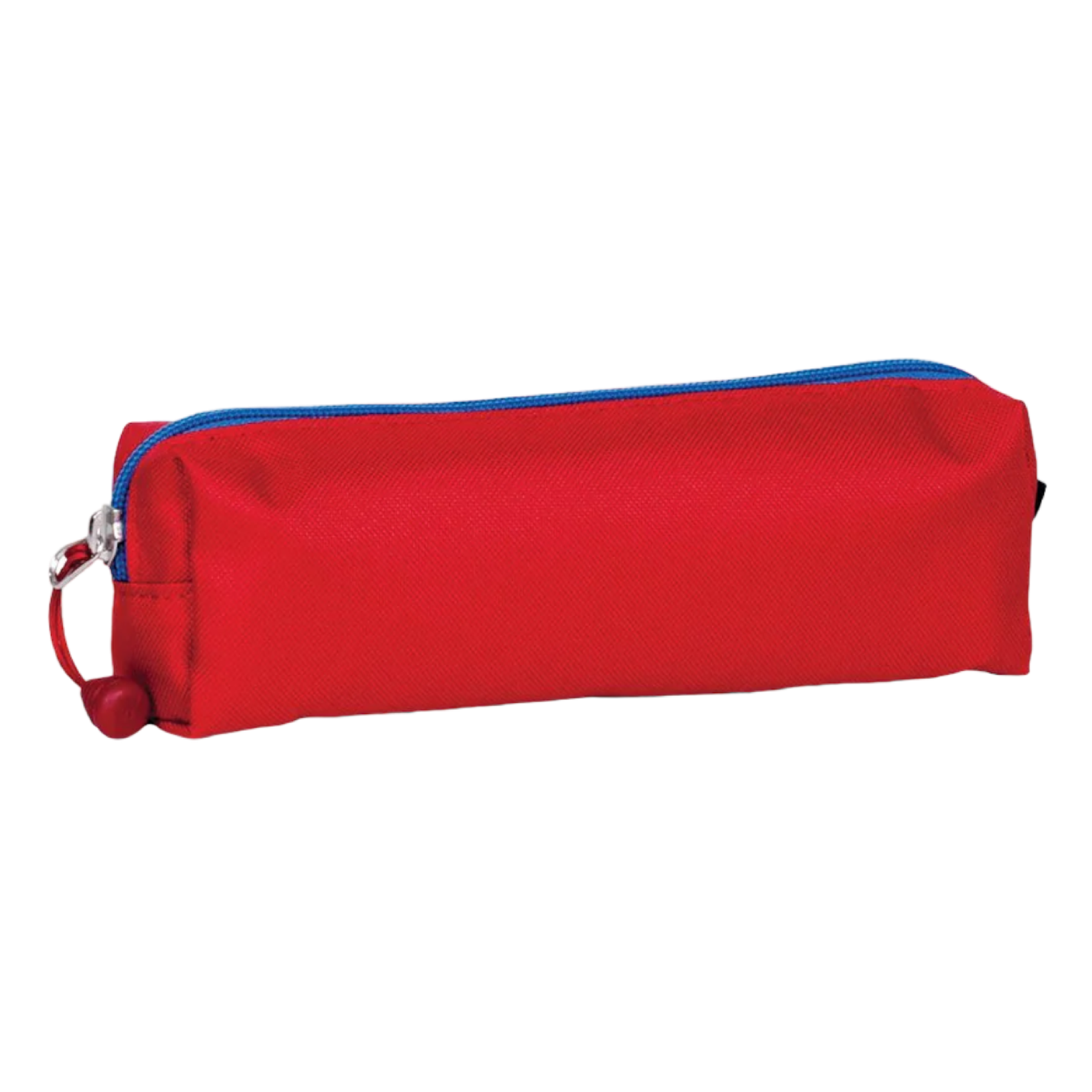 Stationery Pal Multi-functional Dual-Zippered Pencil Case - Burgundy Red