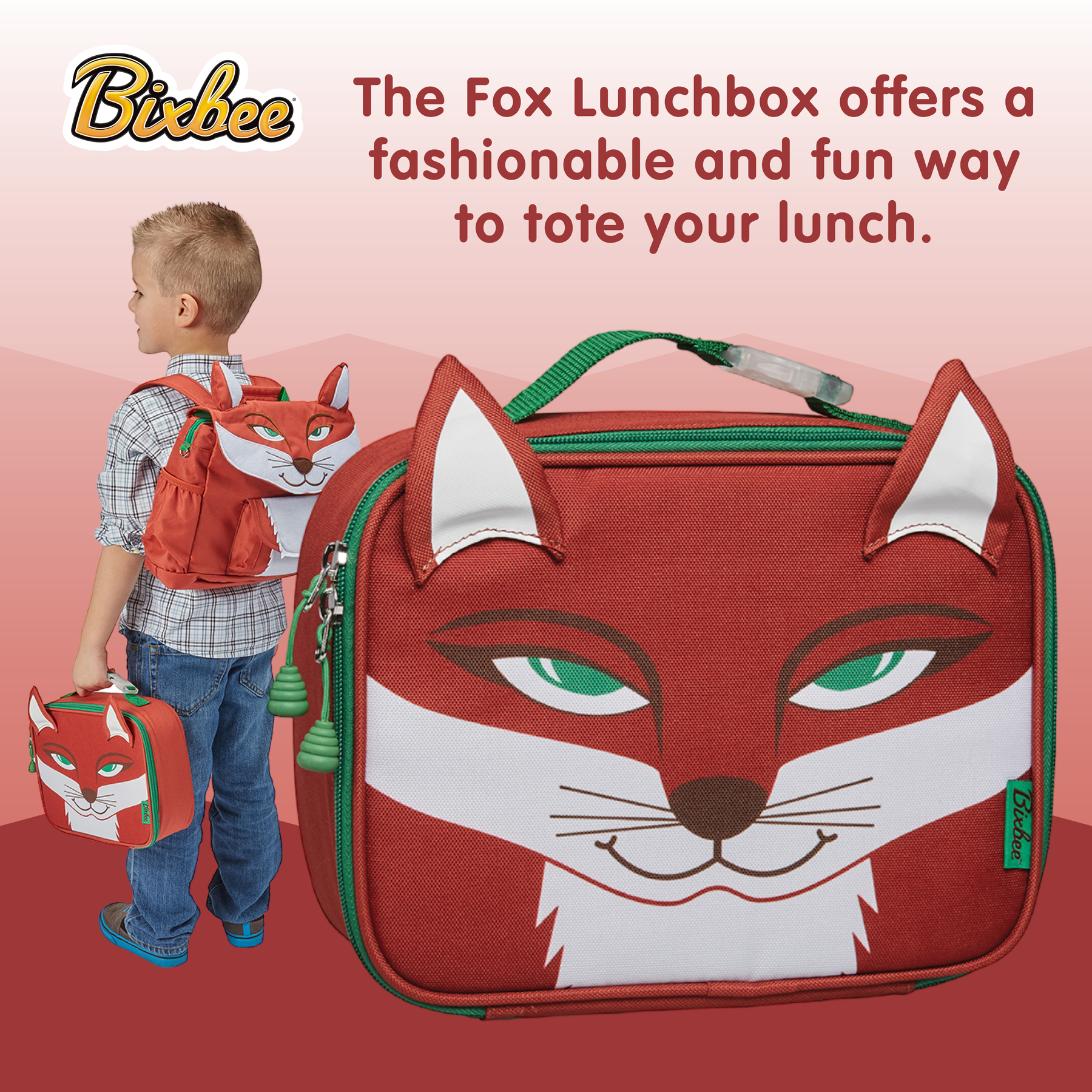 Bixbee Monkey Lunchbox - Kids Lunch Box, Insulated Lunch Bag for Boys and  Girls, Lunch Boxes Kids for School, Small Lunch Tote for Toddlers