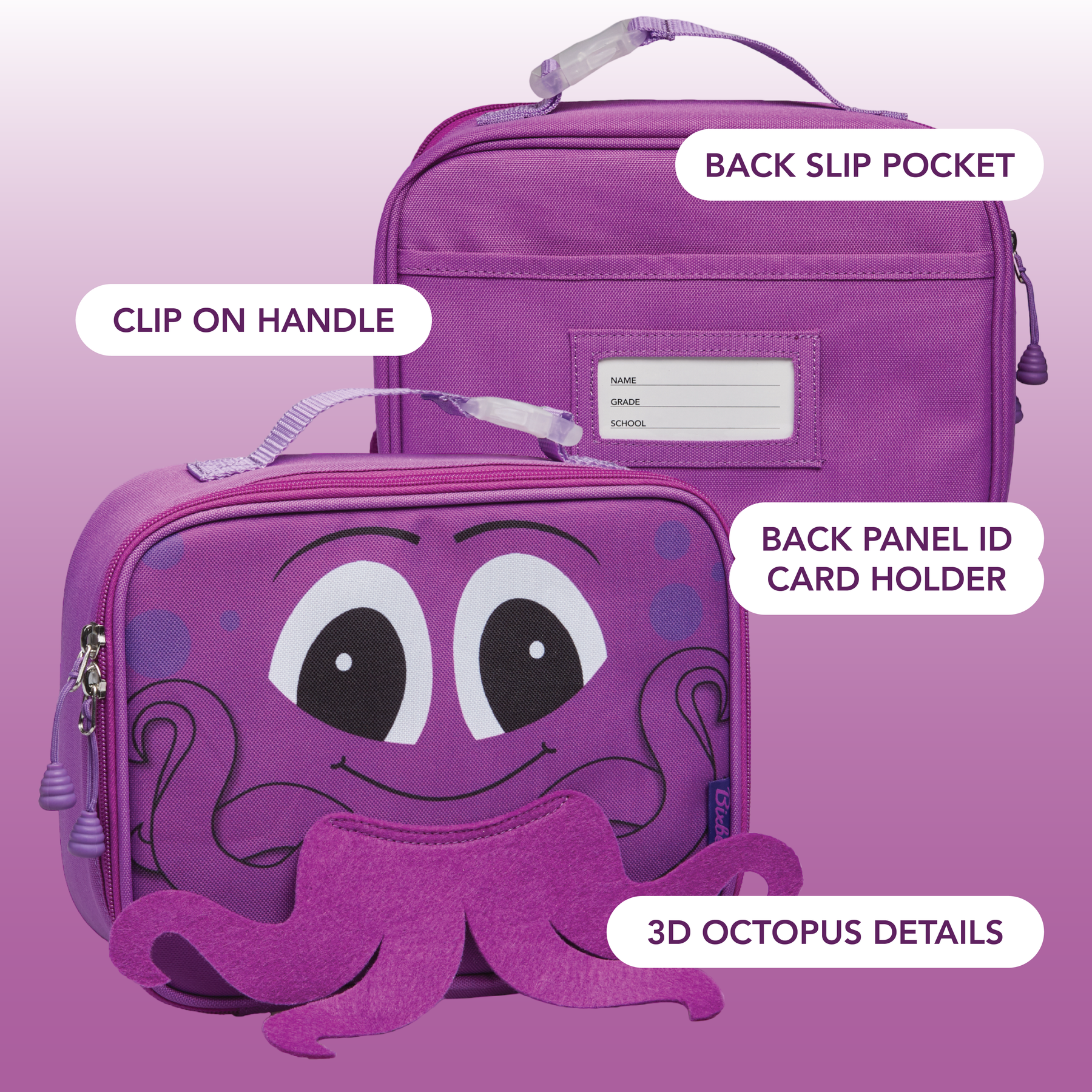 Bixbee Meme Space Odyssey Lunchbox - Kids Lunch Box, Insulated