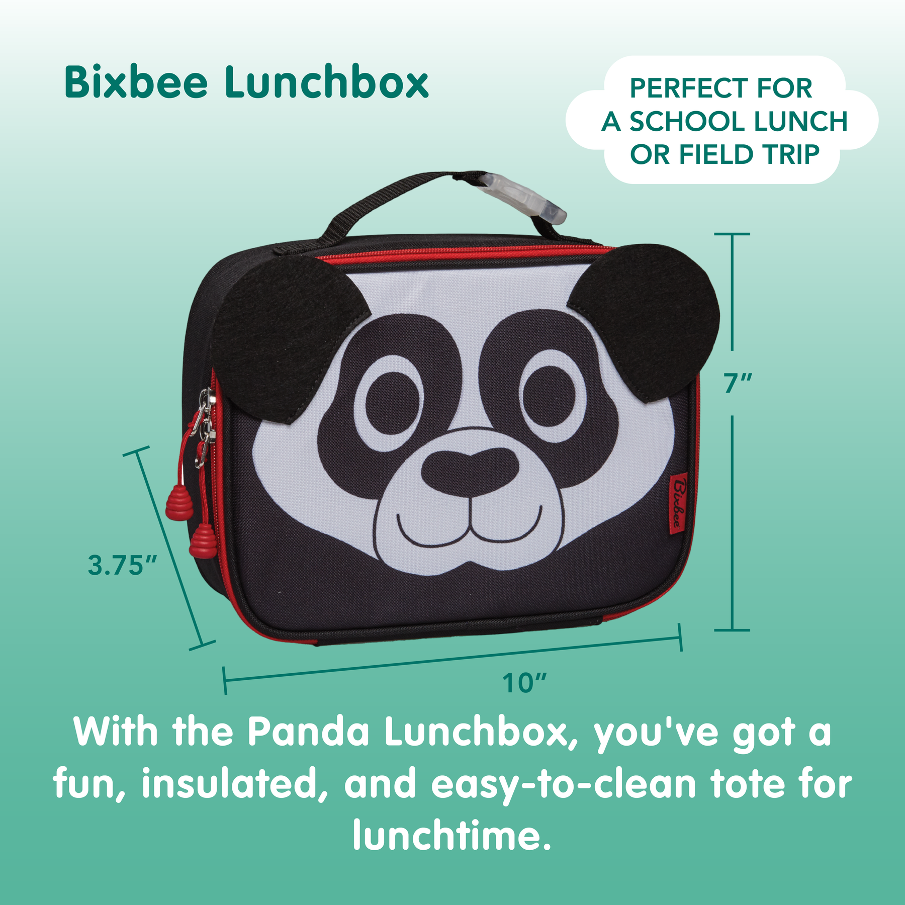 Bixbee Rocketflyer Lunchbox - Kids Lunch Box, Insulated Lunch Bag for Girls  and Boys, Lunch Boxes Kids for School, Small Lunch Tote for Toddlers