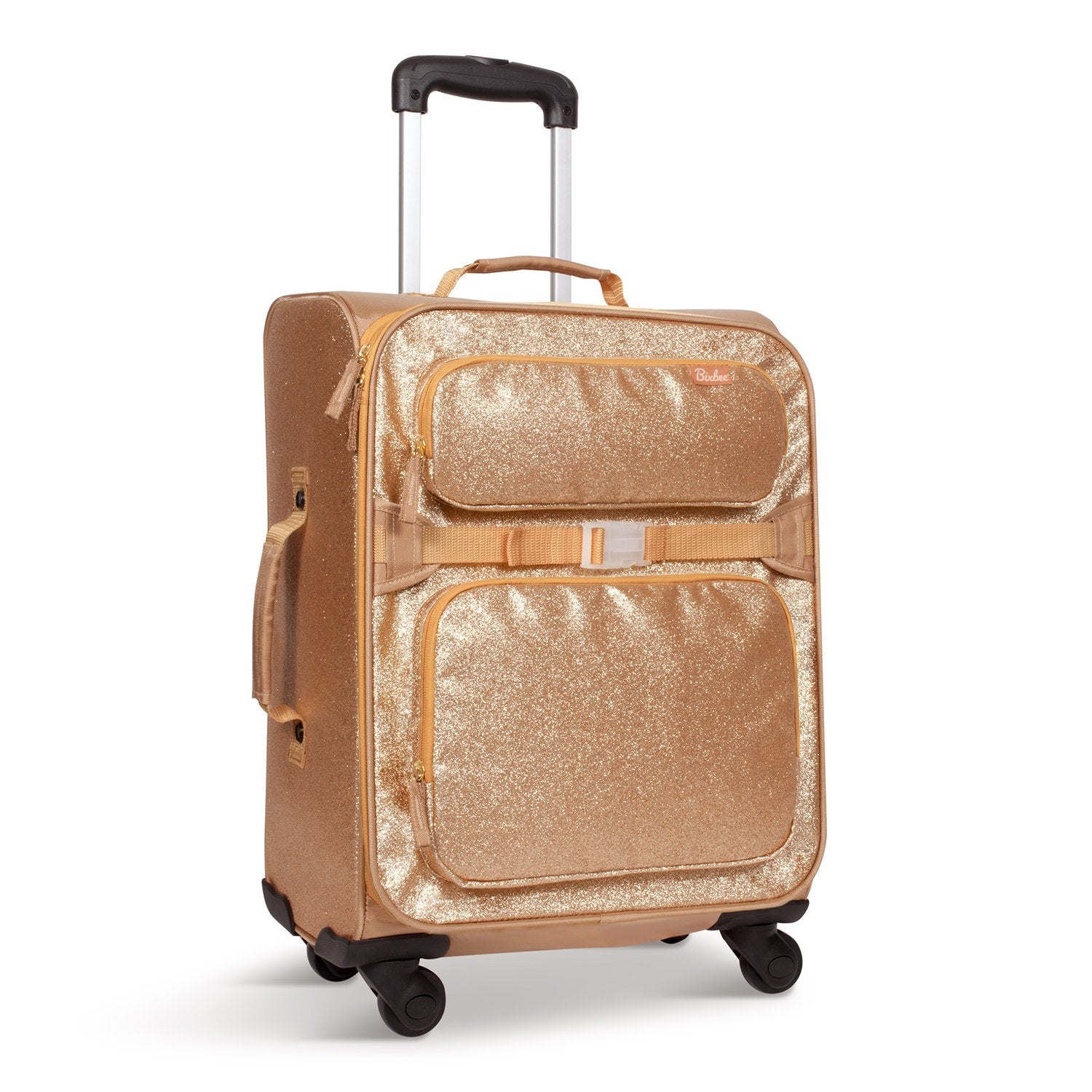 Image of Sparkalicious Gold Young Traveler Luggage - 4 wheel