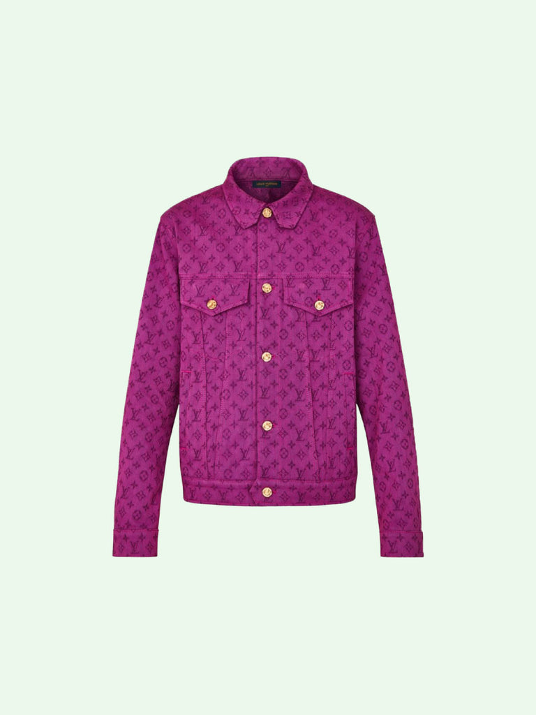Louis Vuitton Denim Jacket Purple | Supreme and Everybody
