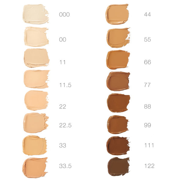 Un Cover Up Foundation Shades Swatches