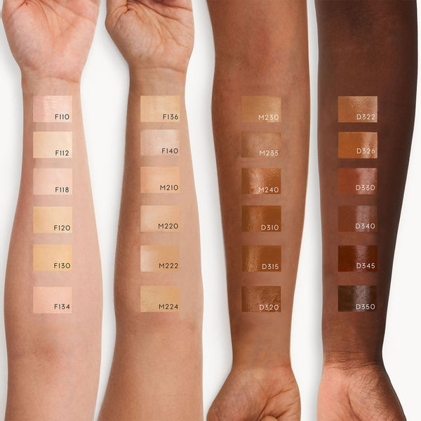 Kjaer Weis Liquid Foundation Arm Swatches