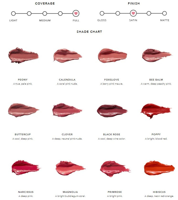 Lipstick Pomegranate anti-aging colors