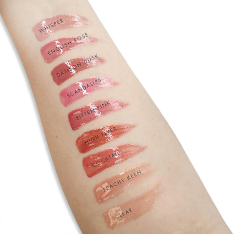 Lily Lolo Natural Lip Gloss - All colours - swatch on arm