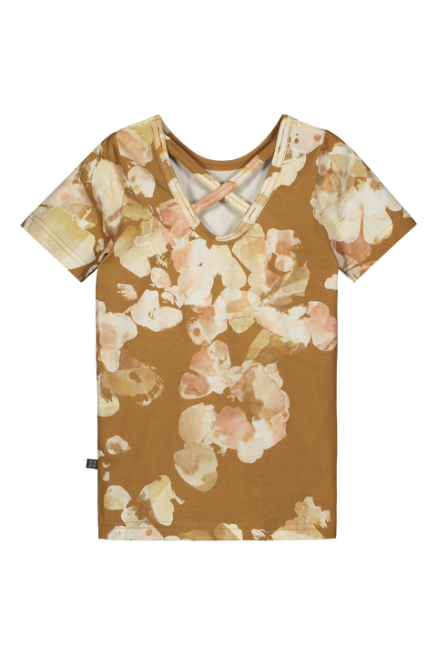 Cross Shirt SS, Marble Meadow, Clay