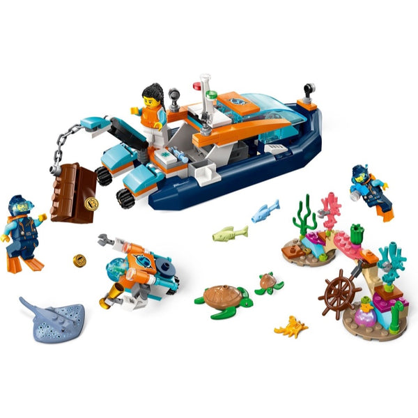 LEGO 60377 City Explorer Diving Boat – Metro Hobbies