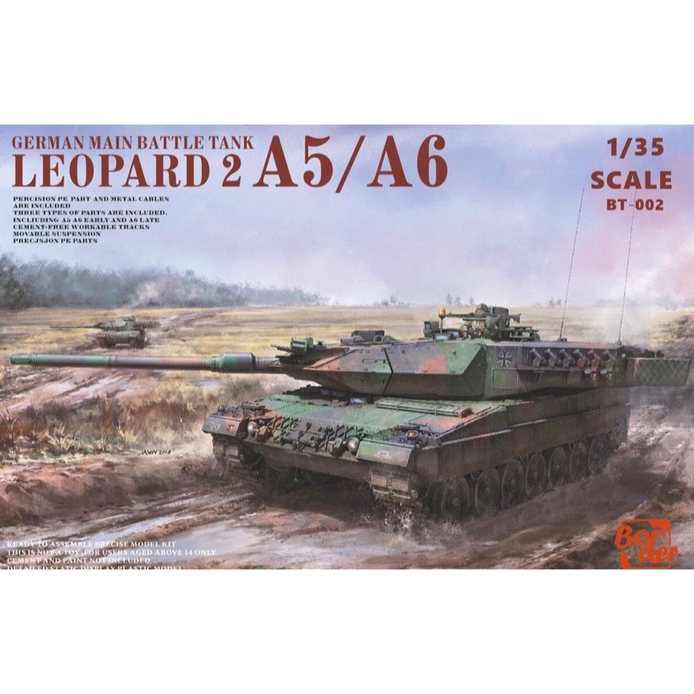 Border 1/35 Leopard 2A5/A6 Early & 2A5/2A6 Late 3in1