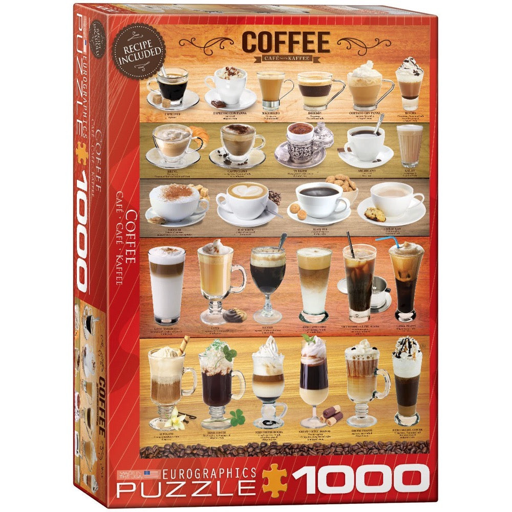 Eurographics 60589 Coffee 1000pc Jigsaw Puzzle