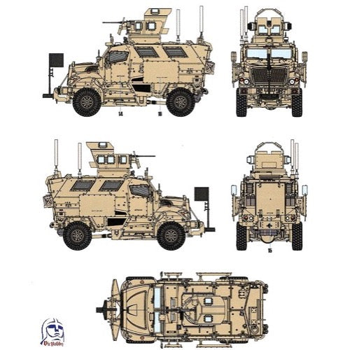 Galaxy Hobby 72A04D 1/72 M1224A1 Maxx Pro MEAP with MRAP Expedient ...