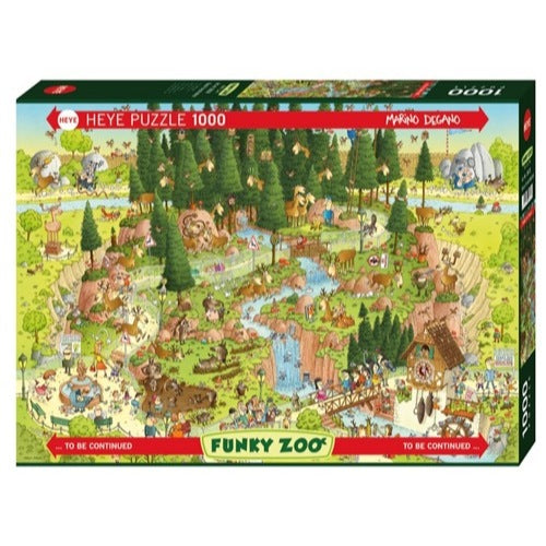 Heye Funky Zoo Black Forest Puzzle 1000pc