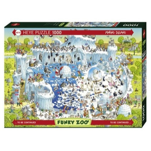 Heye Funky Zoo Polar Habitat Puzzle 1000pc