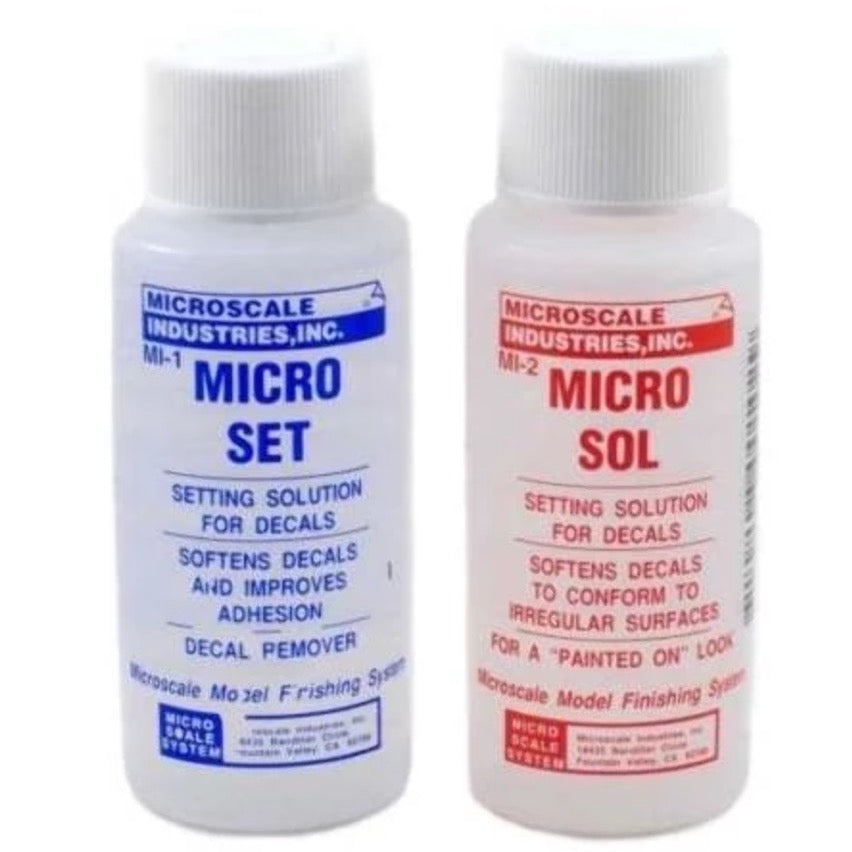 Do I need both Micro Sol & Micro Set? My local Hobby shop told me I only  really need Sol for what I wanted, to soften and conform the decals. Is this