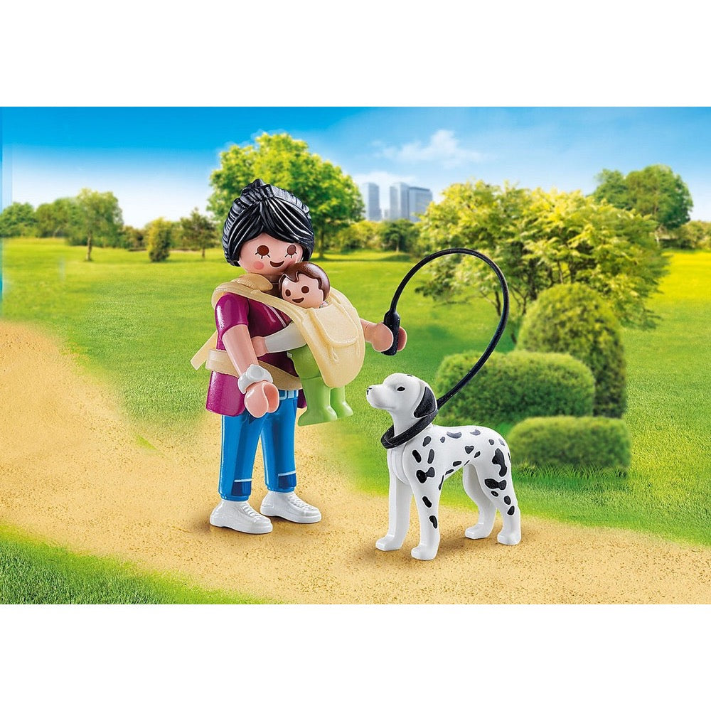 Playmobil P70154 Mother with Baby and Dog