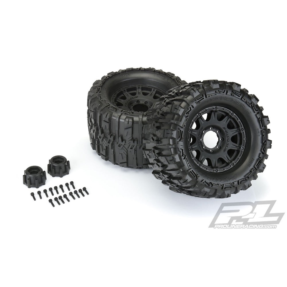 Proline Trencher HP 3.8in All Terrain Belted Tires Mounted