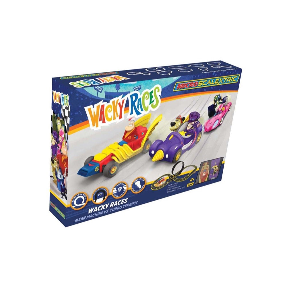 Scalextric Micro Scalextric Wacky Races Slot Set