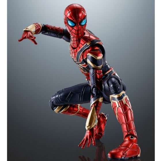 sh figuarts spider man iron spider