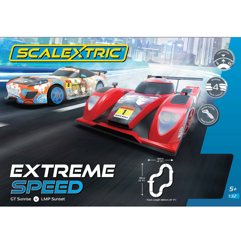 Scalextric C1406 Extreme Speed Slot Car Set