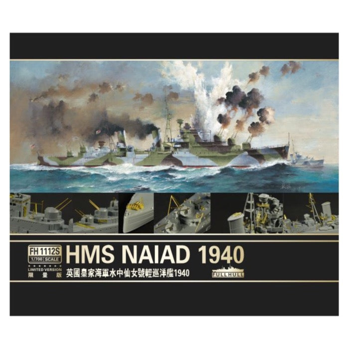 Flyhawk 1/700 HMS Naiad 1940 Deluxe Limited Edition