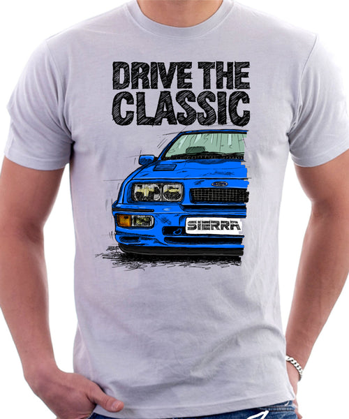 openbaar Bruidegom mezelf Drive The Classic Ford Sierra MK1 RS. T-shirt in White Colour – Automotive  Art By Lukas Loza