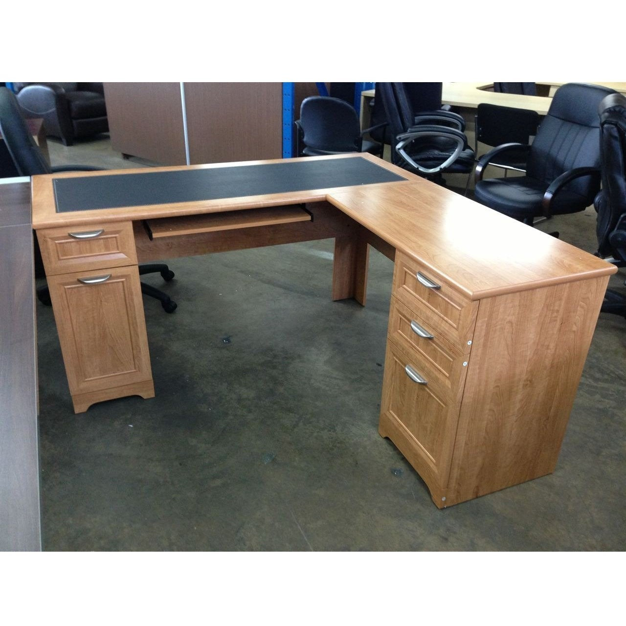 Scratch And Dent L Shaped Outlet Desk 60 Wide X 60 Deep X 30