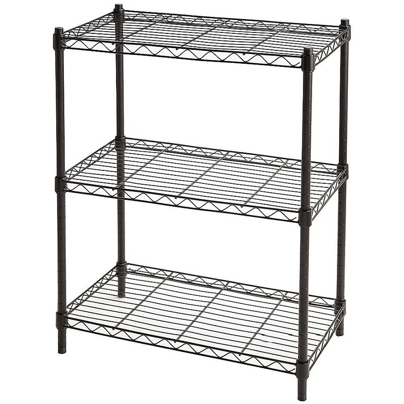 Edsal Bin Storage Rack 36 Bins 57 H x 44 W x 16 D Black - Office Depot