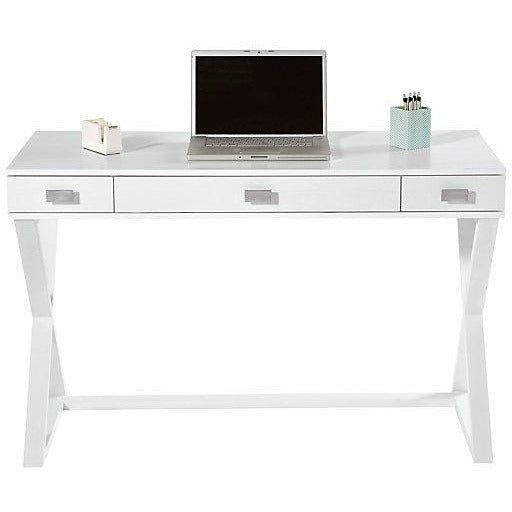 See Jane Work Outlet Kate Writing Desk, White – Office Furniture 4 Sale