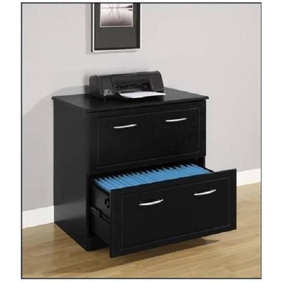 Altra Chadwick Collection Lateral File Nightingale Black Office