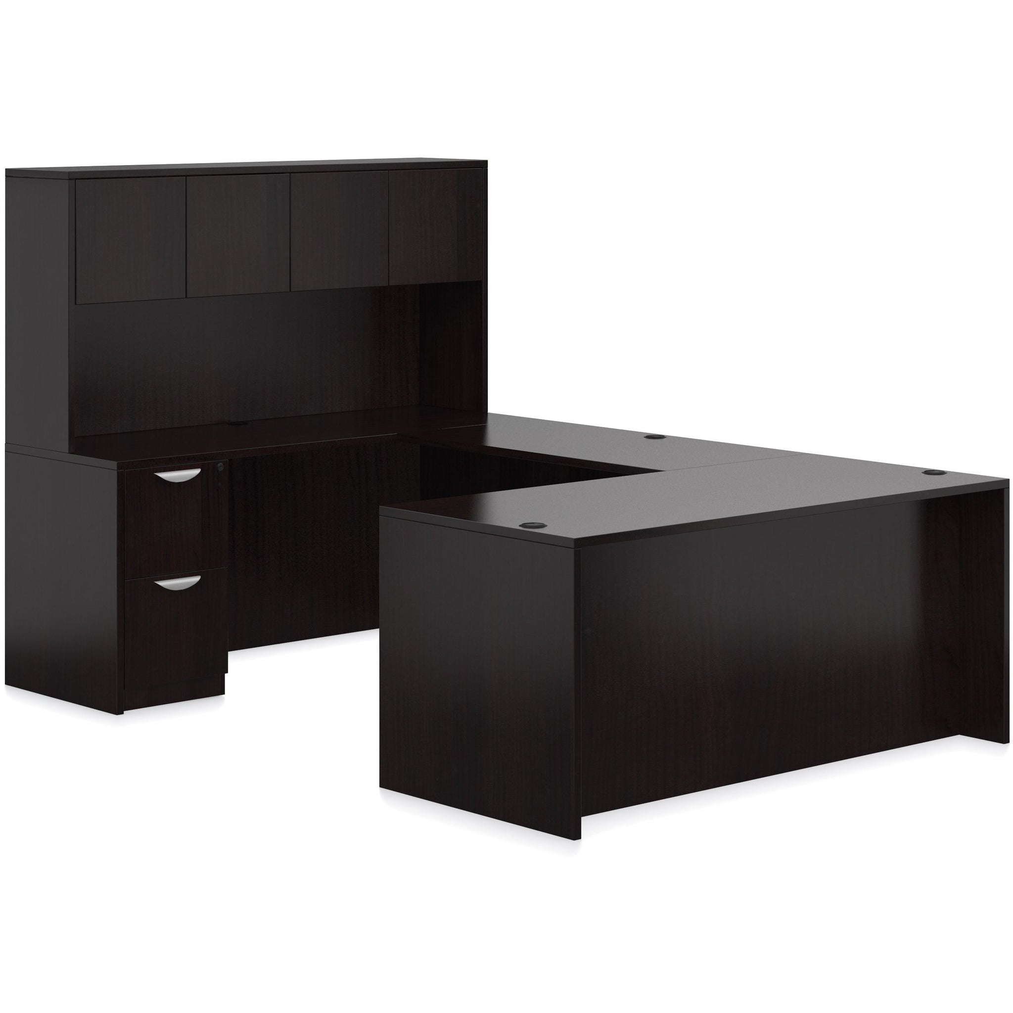 Preva U Shaped Squared Off Desk With Hutch Office Furniture 4 Sale