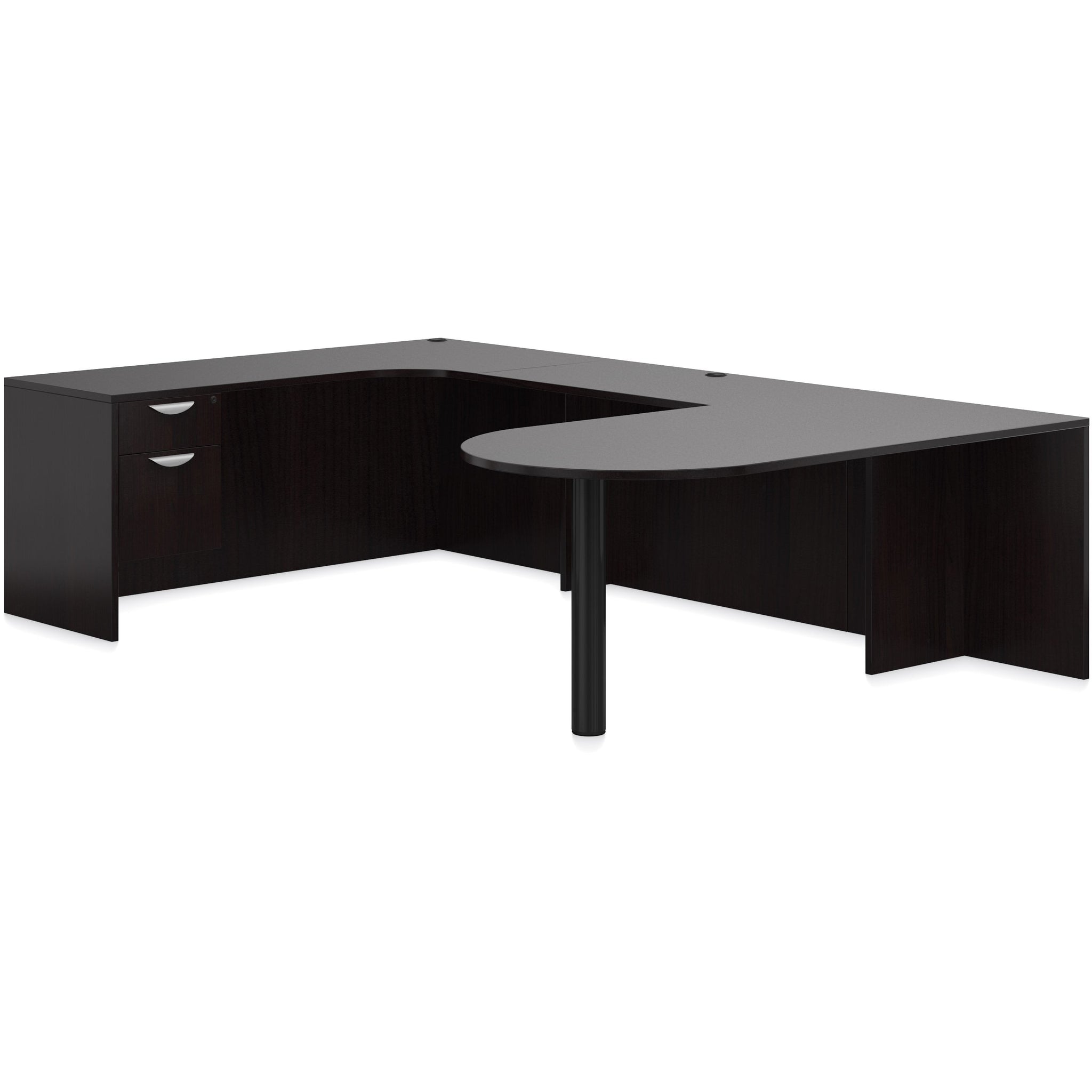 Preva U Shaped Desk With Bullet End Table Office Furniture 4 Sale