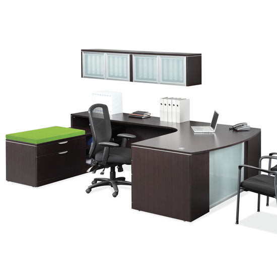 wall mounted u shaped desk