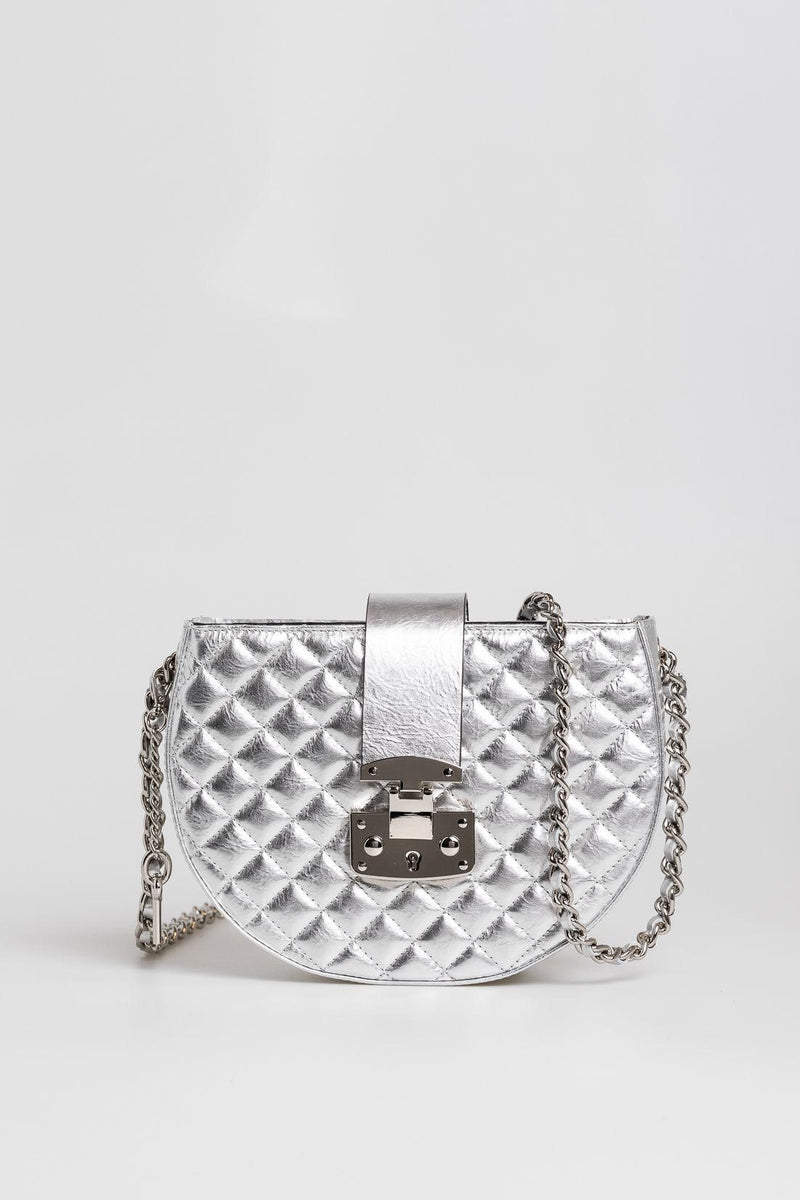 silver sling bag