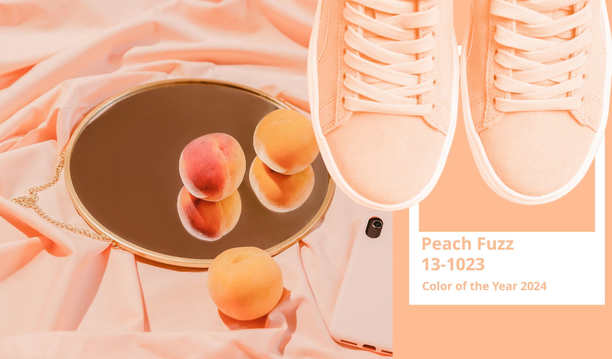 peach fuzz pantone fashion color