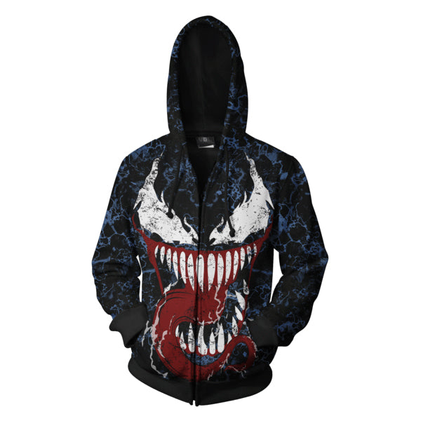 venom full zip up hoodie
