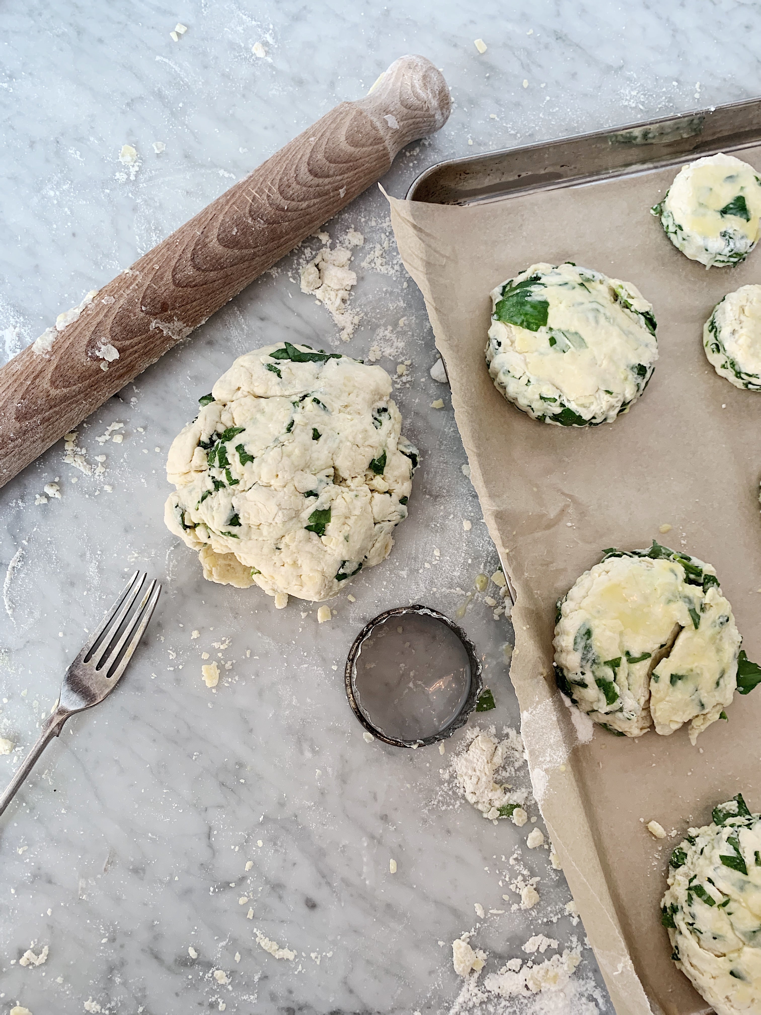 wild garlic and cheese scone recipe