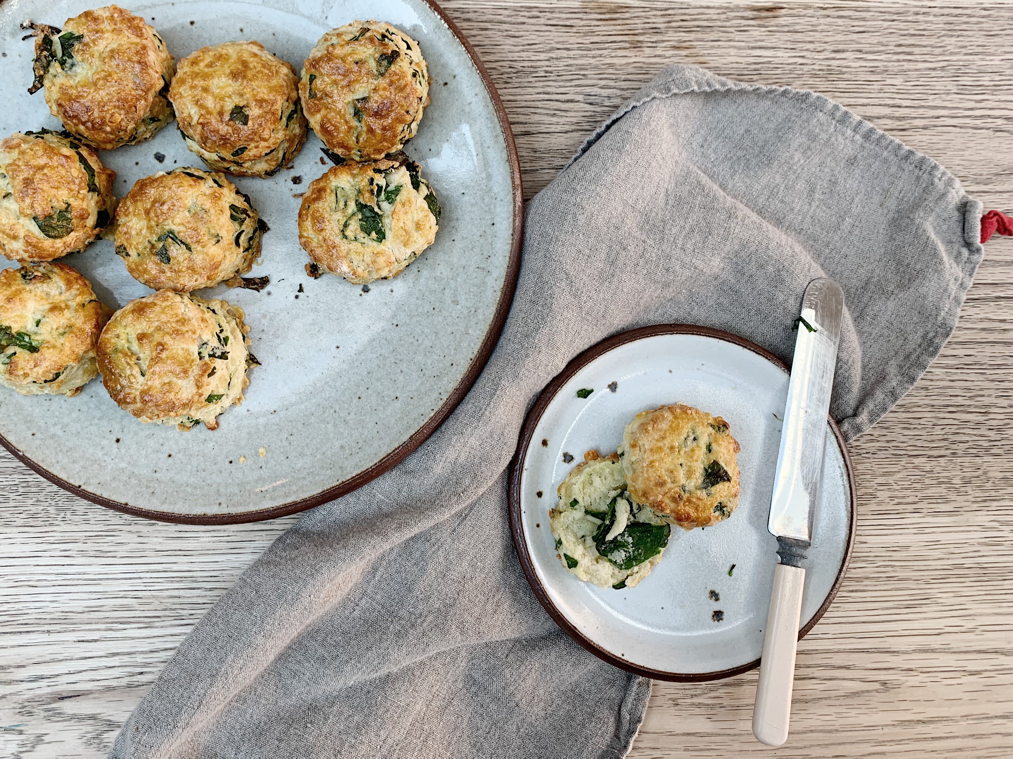 wild garlic and cheese scones recipe