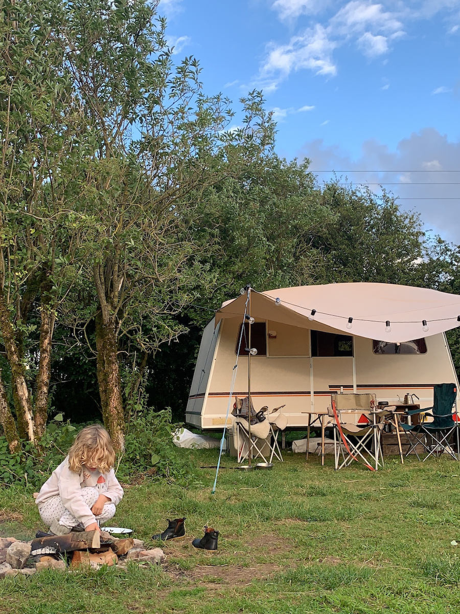 caravan and camping at Thistledown camp site 