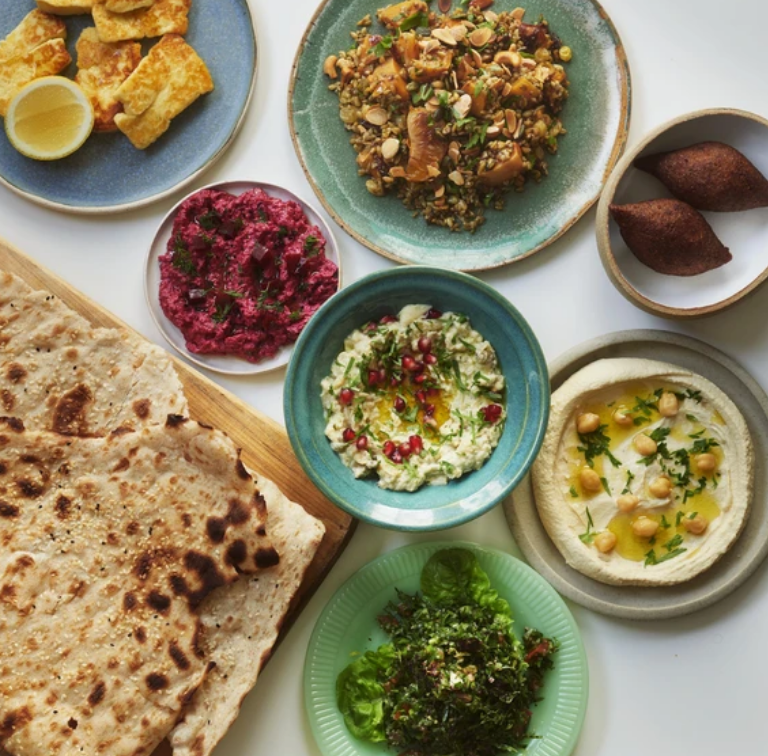 Arabica nationwide recipe meal kit middle eastern mezze
