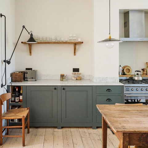 considered things east london shaker kitchen