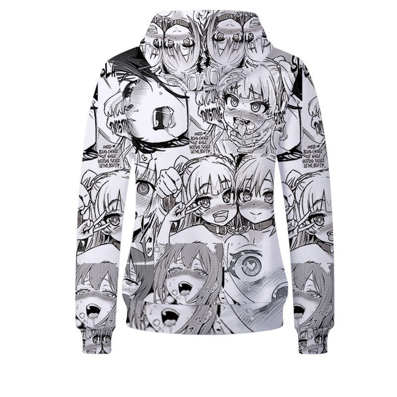 Ahegao Hoodies - Unisex Pullover Hoodie 2 - Fans-Home