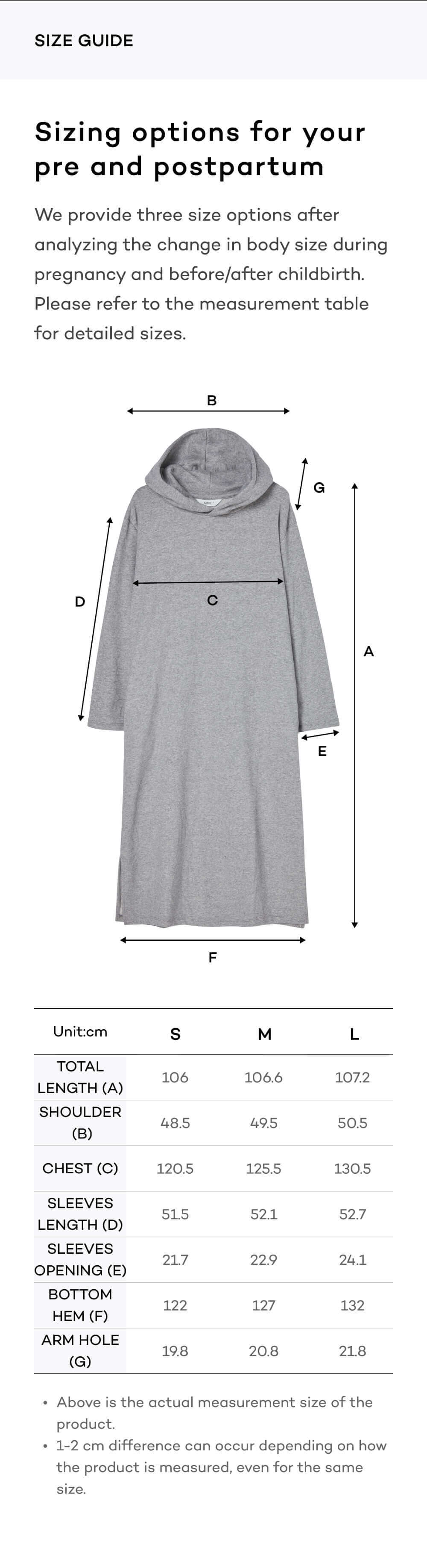 Fleece-Lined Hooded Sweatshirt Nursing Dress