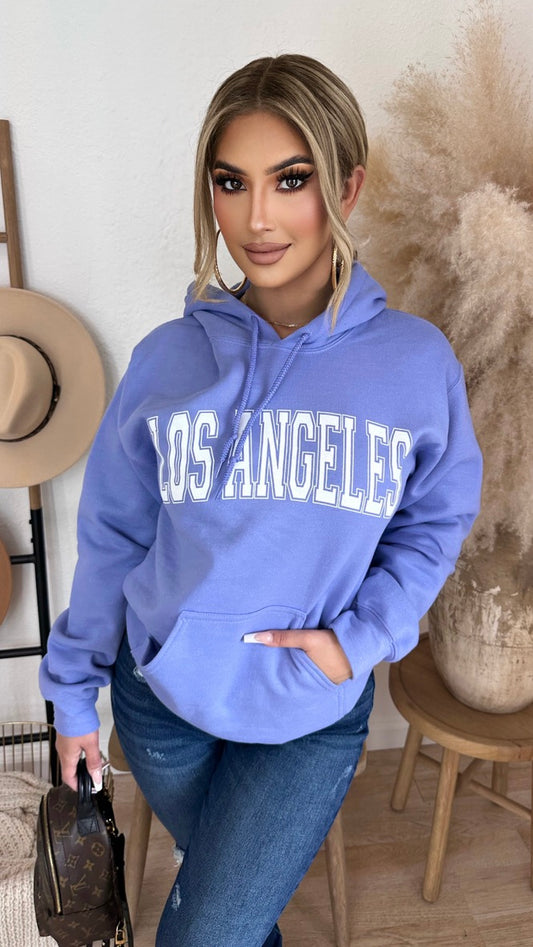 Los Angeles Oversize Hoodie(Royal Blue)