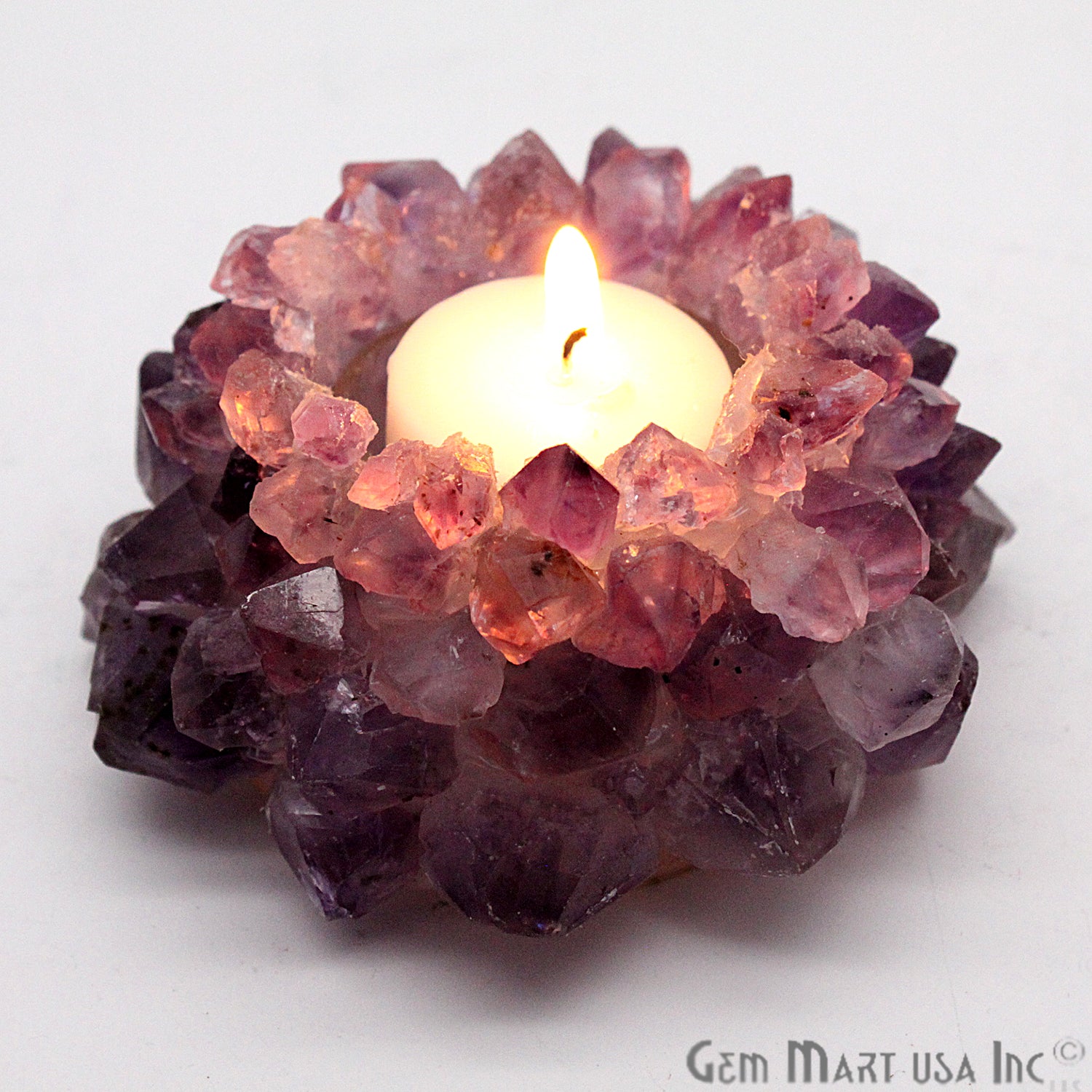 crystal votive candle holders