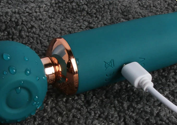 Waterproof rechargeable adult toy for shower use and easy cleaning