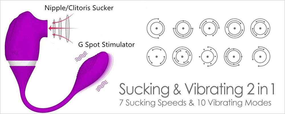 Sucking & Vibrating Dual Stimulation