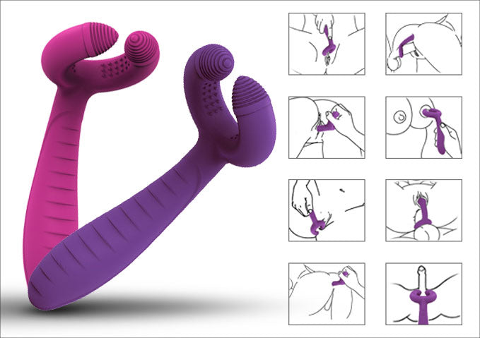 Couples vibrator for shared pleasure – G-spot, clitoral, and dual stimulation sex toy